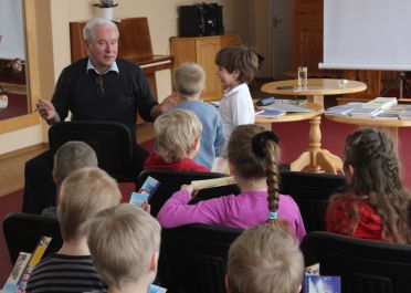 Diena su vaikų rašytoju Jaronimu Lauciumi