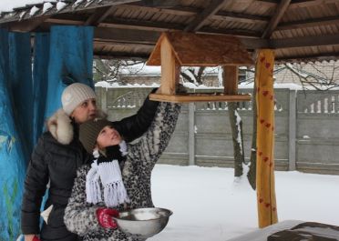 Ugdomoji veikla Globokime paukštelius žiemą